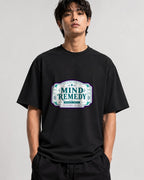 Mind Remedy Vintage Label Apothecary Pharmacy Shirt - Black