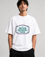 Mind Remedy Vintage Label Apothecary Pharmacy Shirt - White