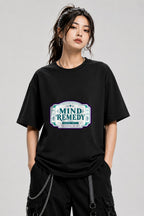 Mind Remedy Vintage Label Apothecary Pharmacy Shirt - Black
