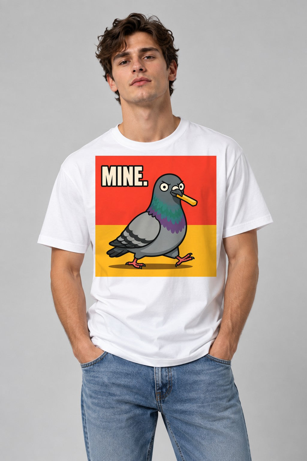 Mine Pigeon - White