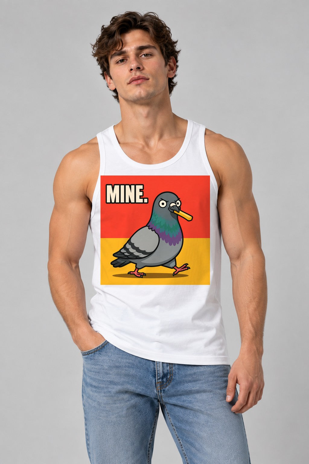Mine Pigeon - White