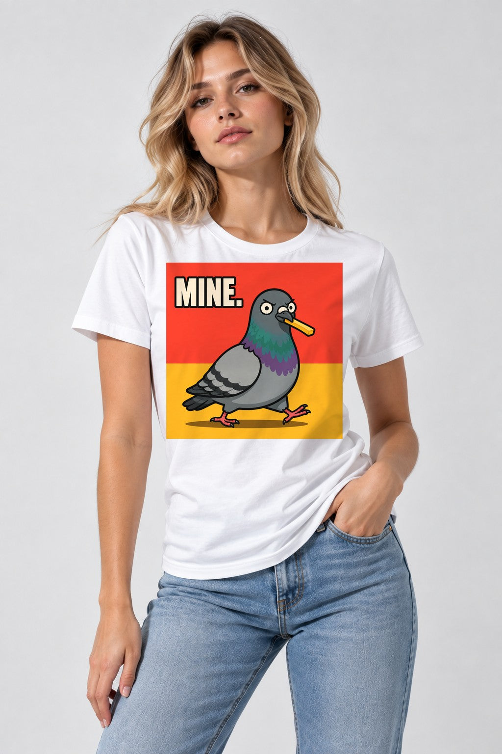 Mine Pigeon - White