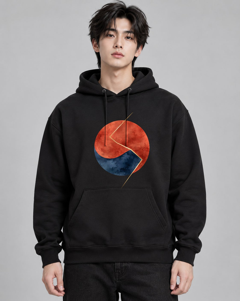 Minimal Taegeuk Balance - Black