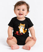 Mischievous Christmas Kitten - Black