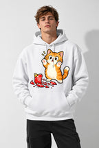 Mischievous Christmas Kitten - White