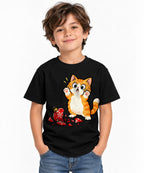 Mischievous Christmas Kitten - Black
