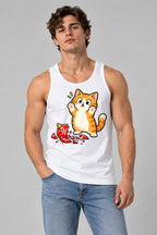 Mischievous Christmas Kitten - White