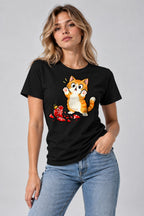 Mischievous Christmas Kitten - Black