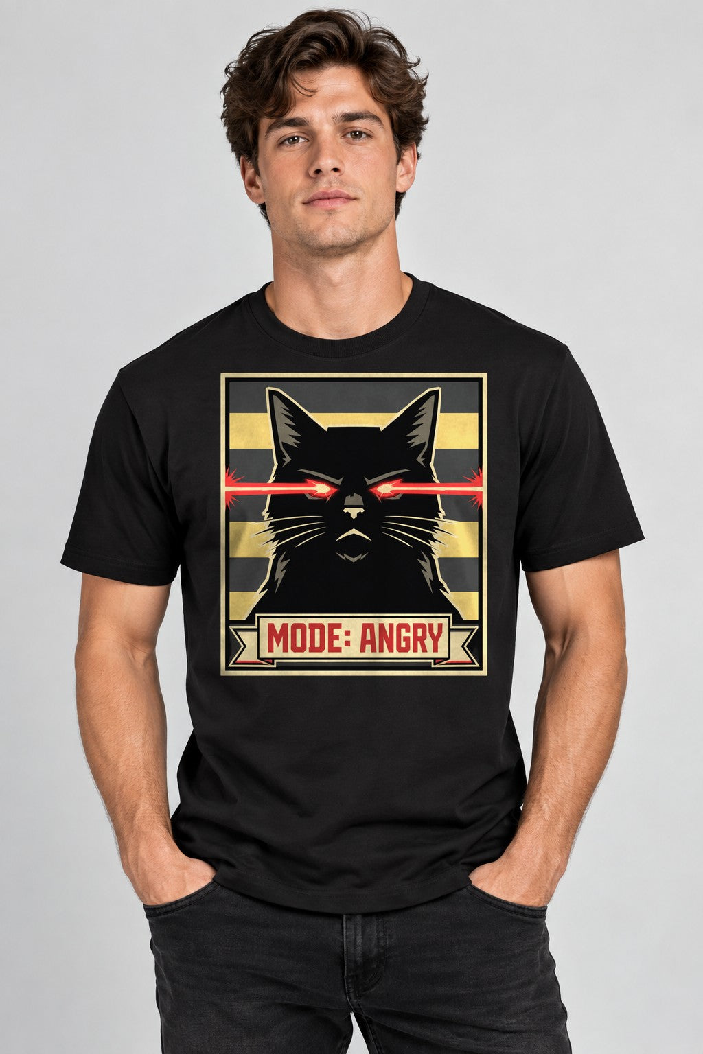 Mode Angry Cat - Black