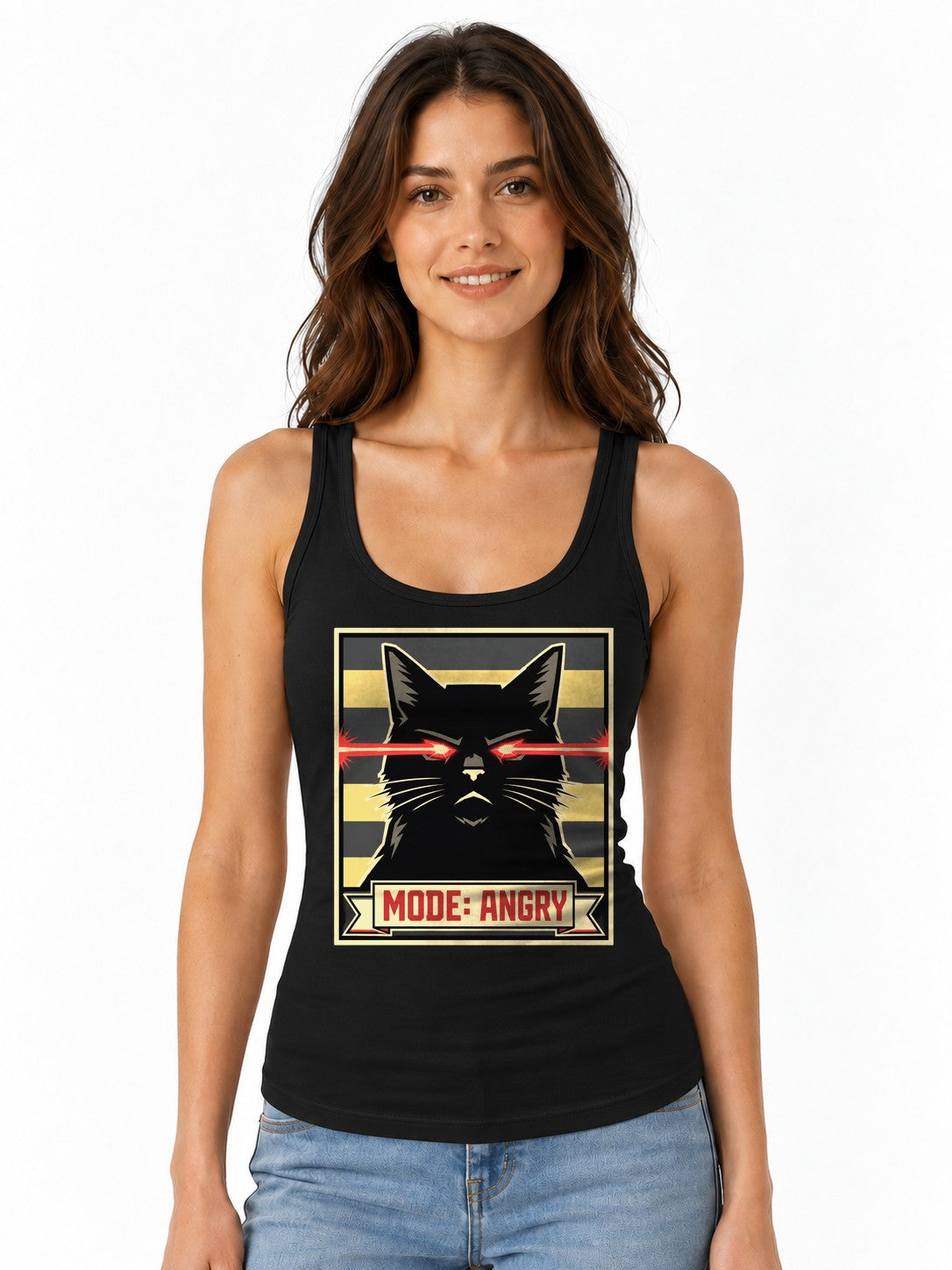 Mode Angry Cat - Black