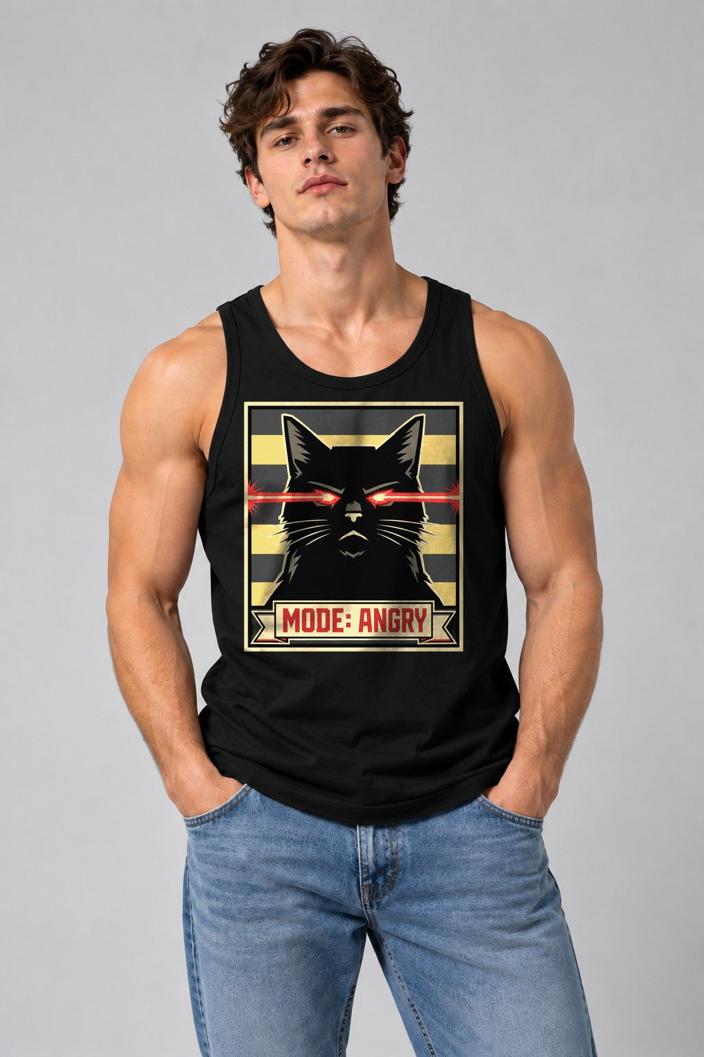 Mode Angry Cat - Black