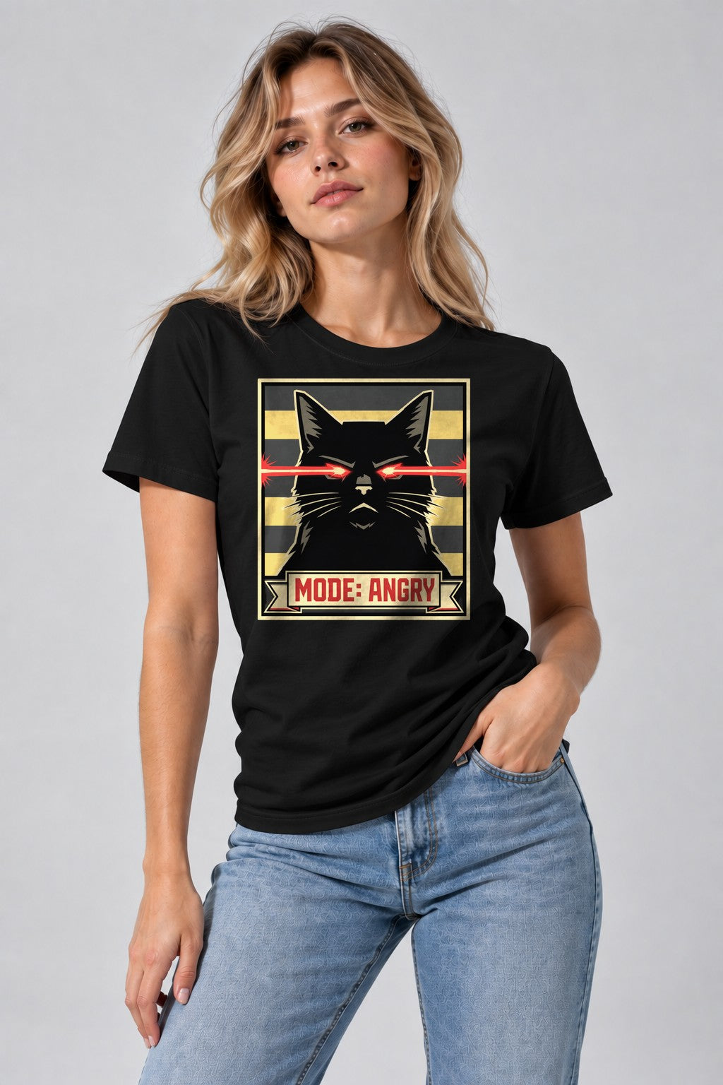 Mode Angry Cat - Black