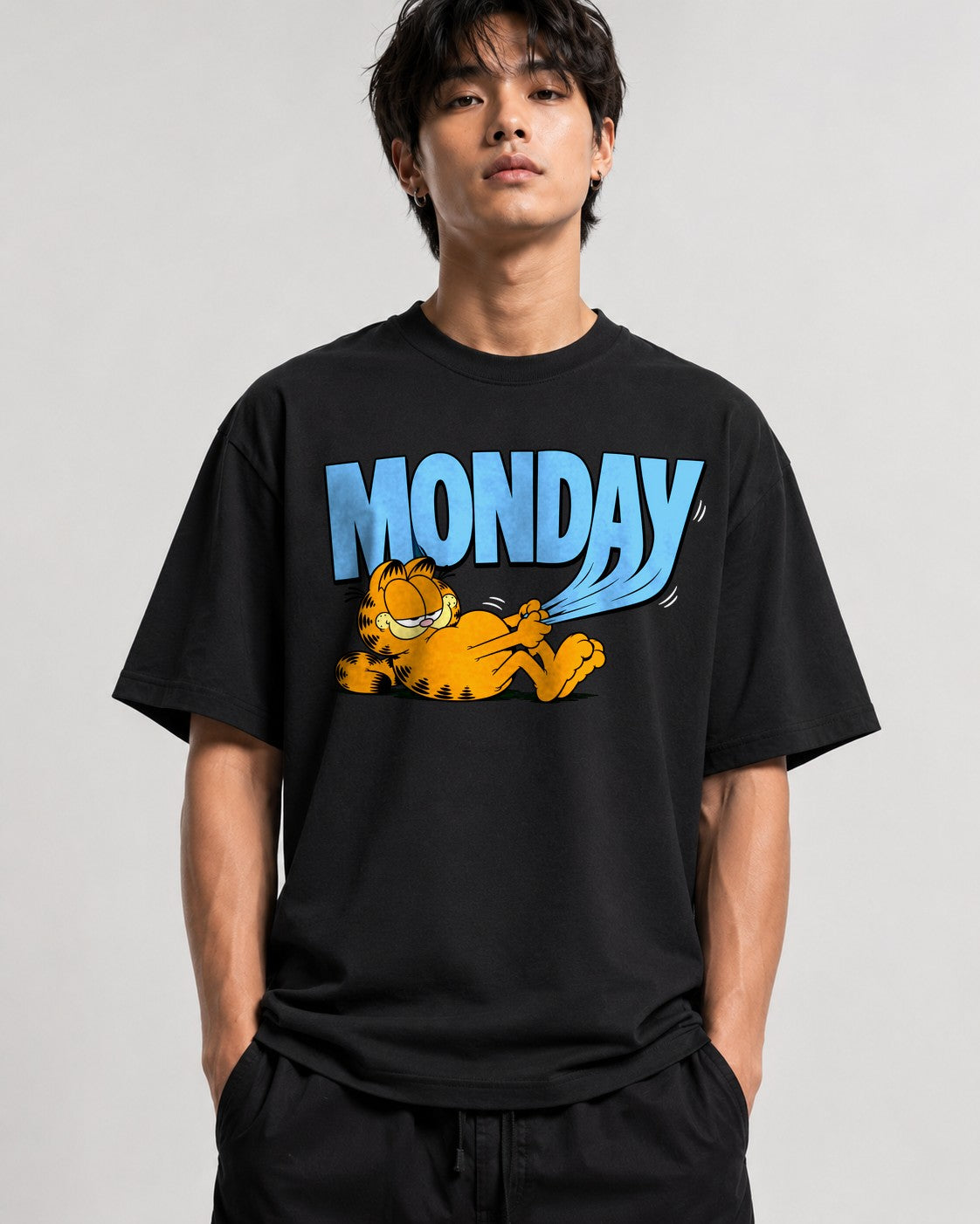 Monday Garfield - Black