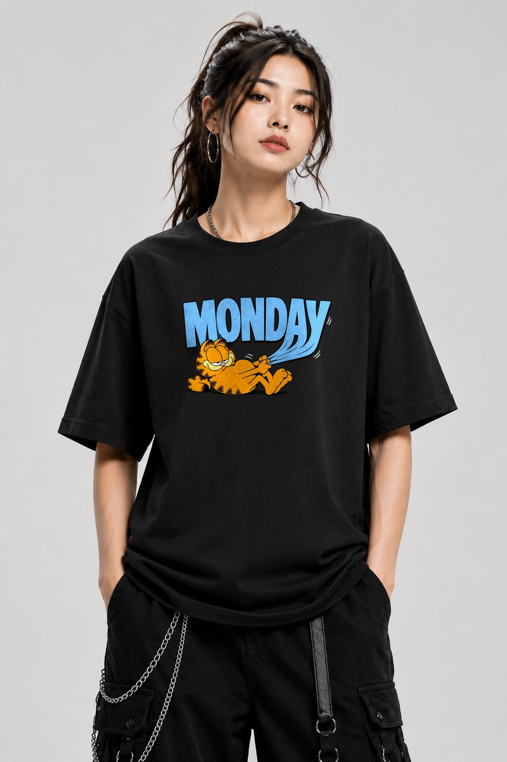 Monday Garfield - Black