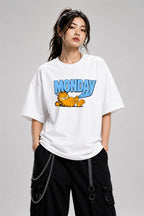 Monday Garfield - White