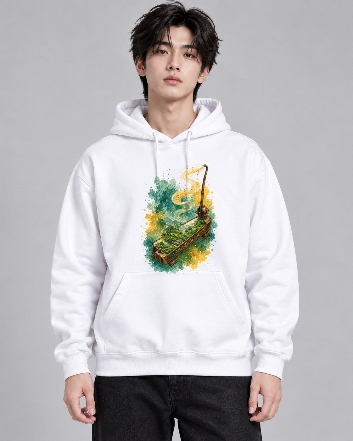 Monochord Melody Landscape - White