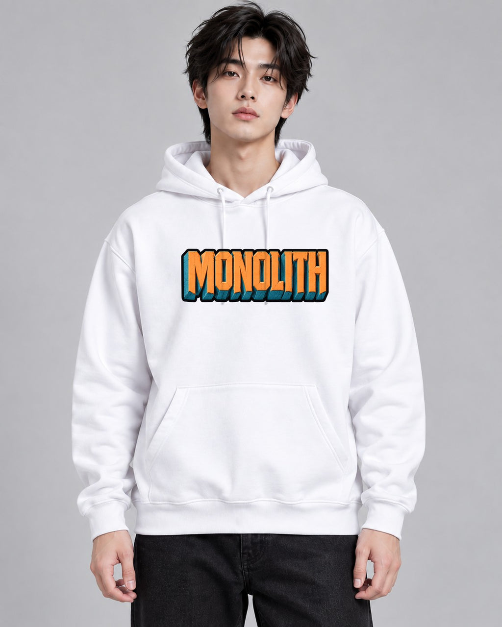 Monolith Stone Typography - White