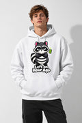 Moody Raccoon Early Leaver - White