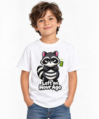 Moody Raccoon Early Leaver - White