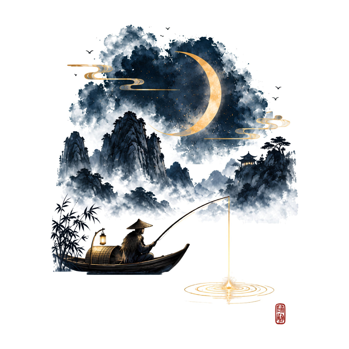 Moonlight Fisherman