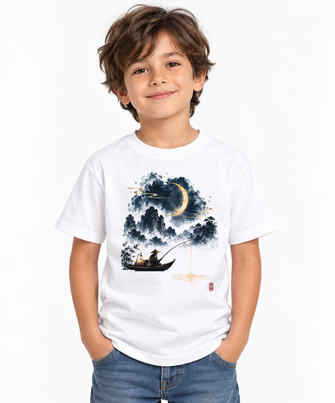 Moonlight Fisherman - White