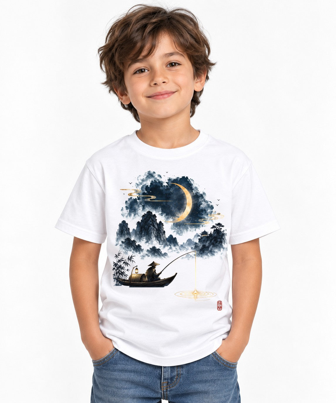 Moonlight Fisherman - White