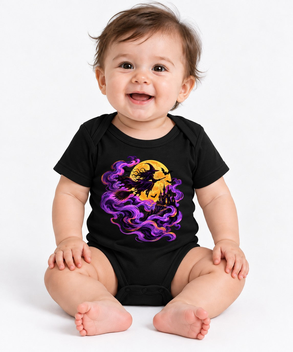 Moonlit Witch Flight - Black