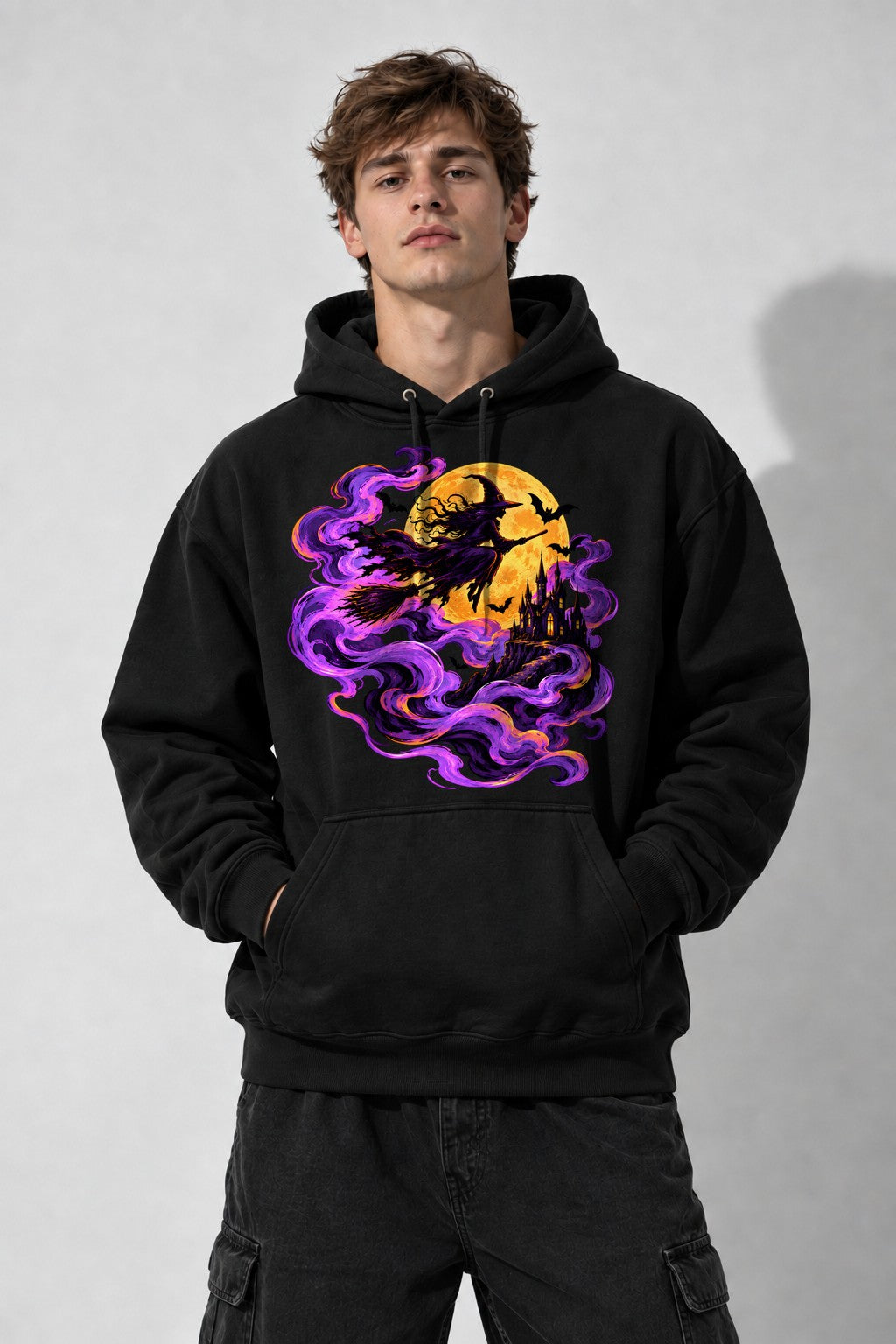 Moonlit Witch Flight - Black