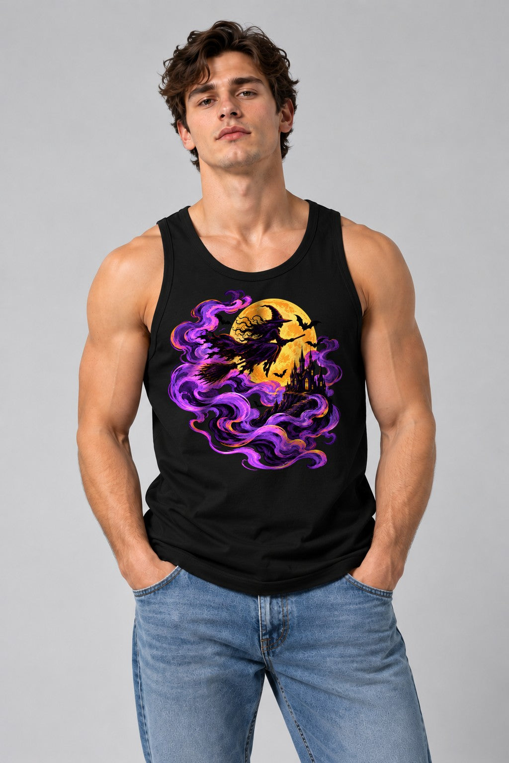 Moonlit Witch Flight - Black