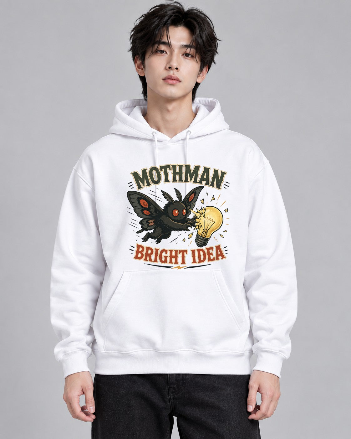 Mothman Bright Idea Light Bulb Crypt - White