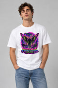 Mothman Cryptid Neon Psychedelic Point Pleasant West Virginia 1966 - White