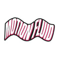 Motion Fluid Wavy Text Graphic Tee - Retro Typography Design