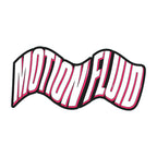 Motion Fluid Wavy Text Graphic Tee - Retro Typography Design