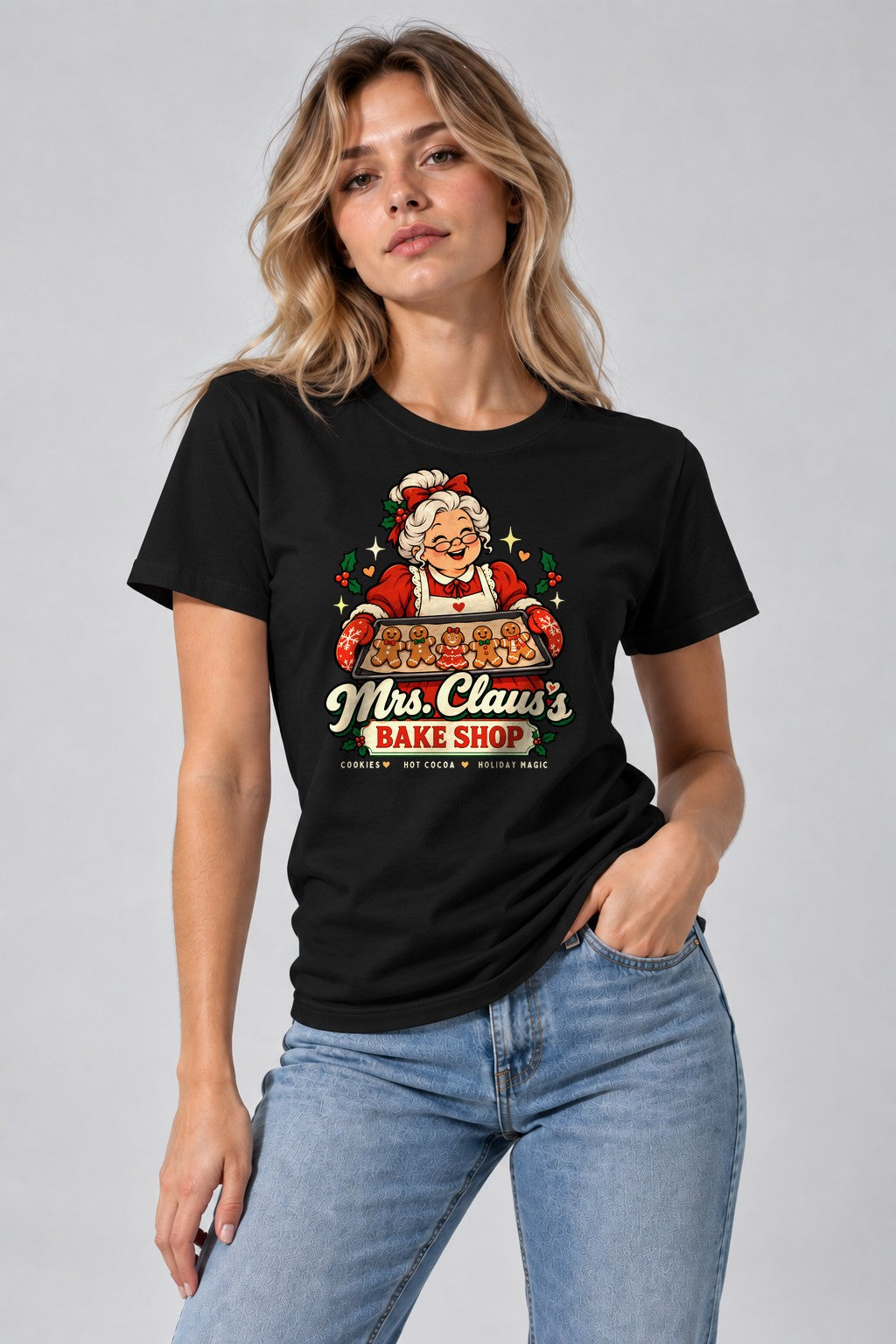 Mrs Claus Bake Shop - Black