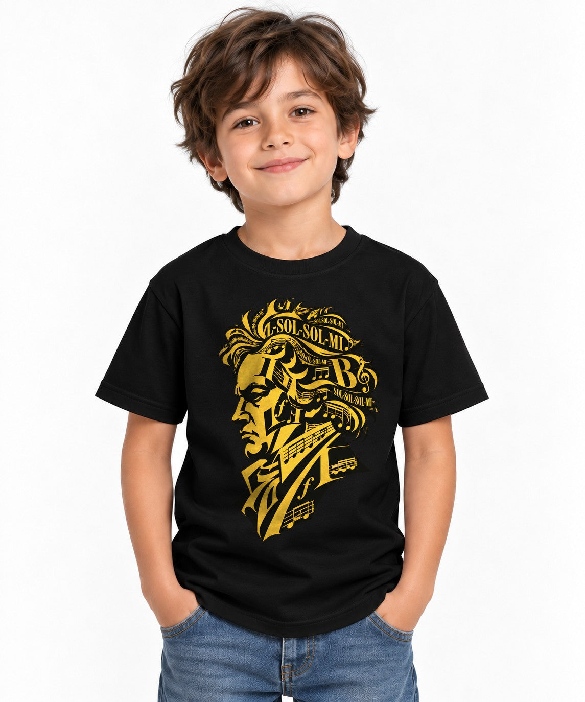 Musical Genius Silhouette - Black