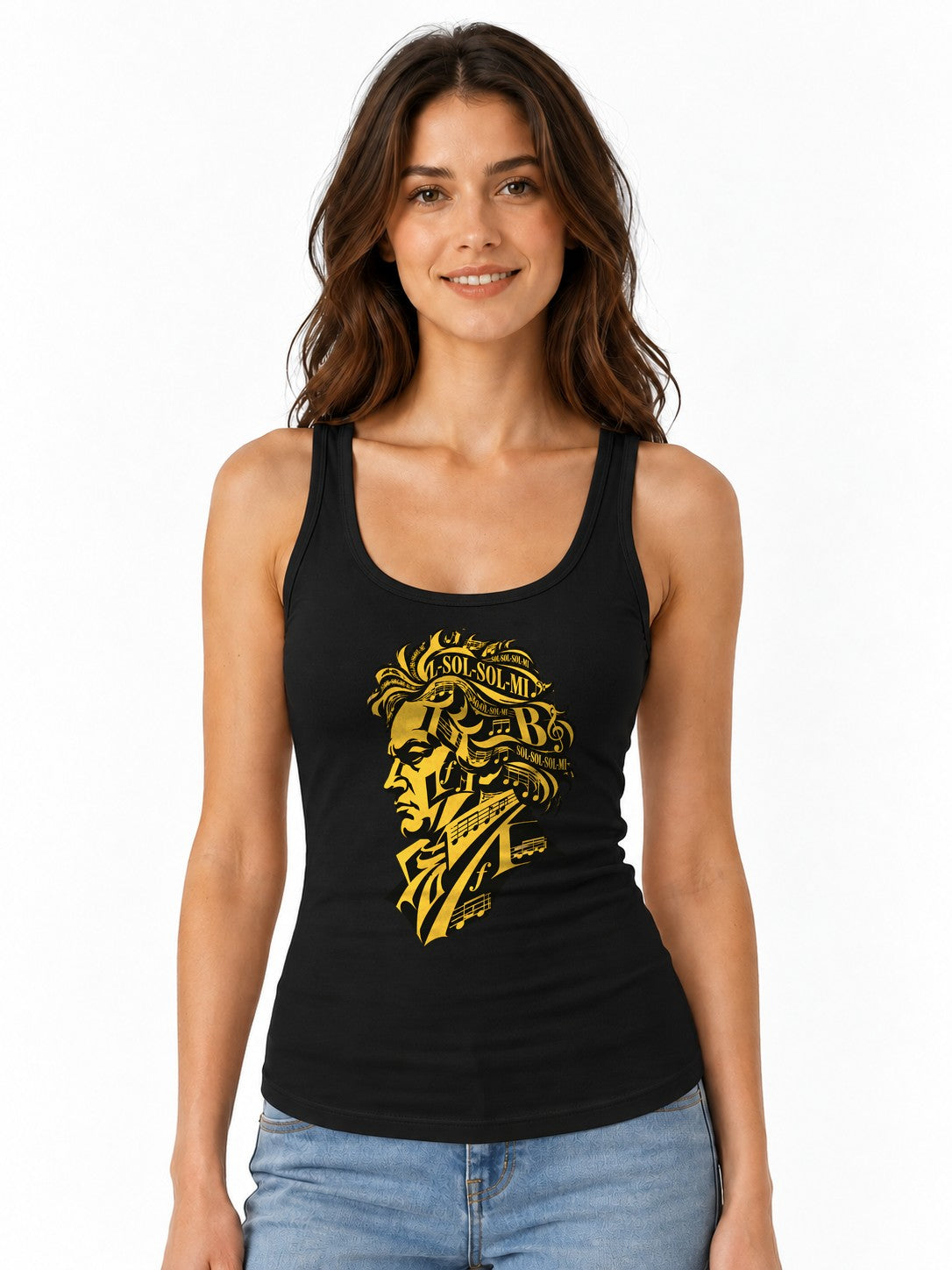 Musical Genius Silhouette - Black