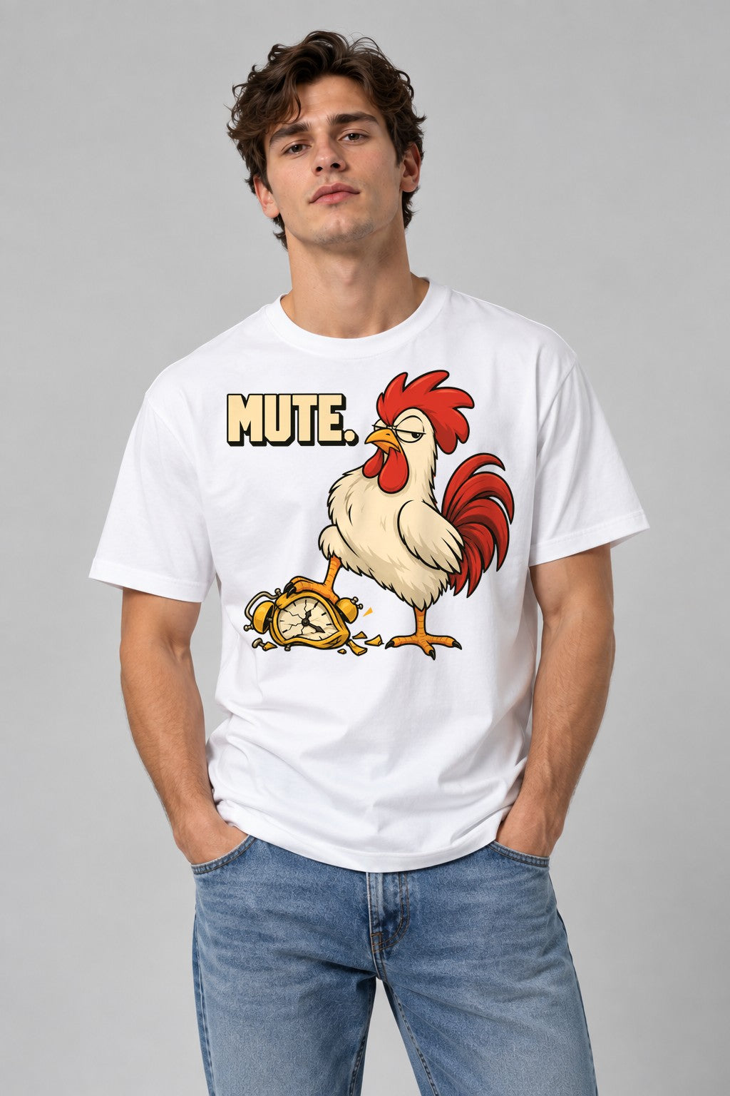 Mute Rooster - White