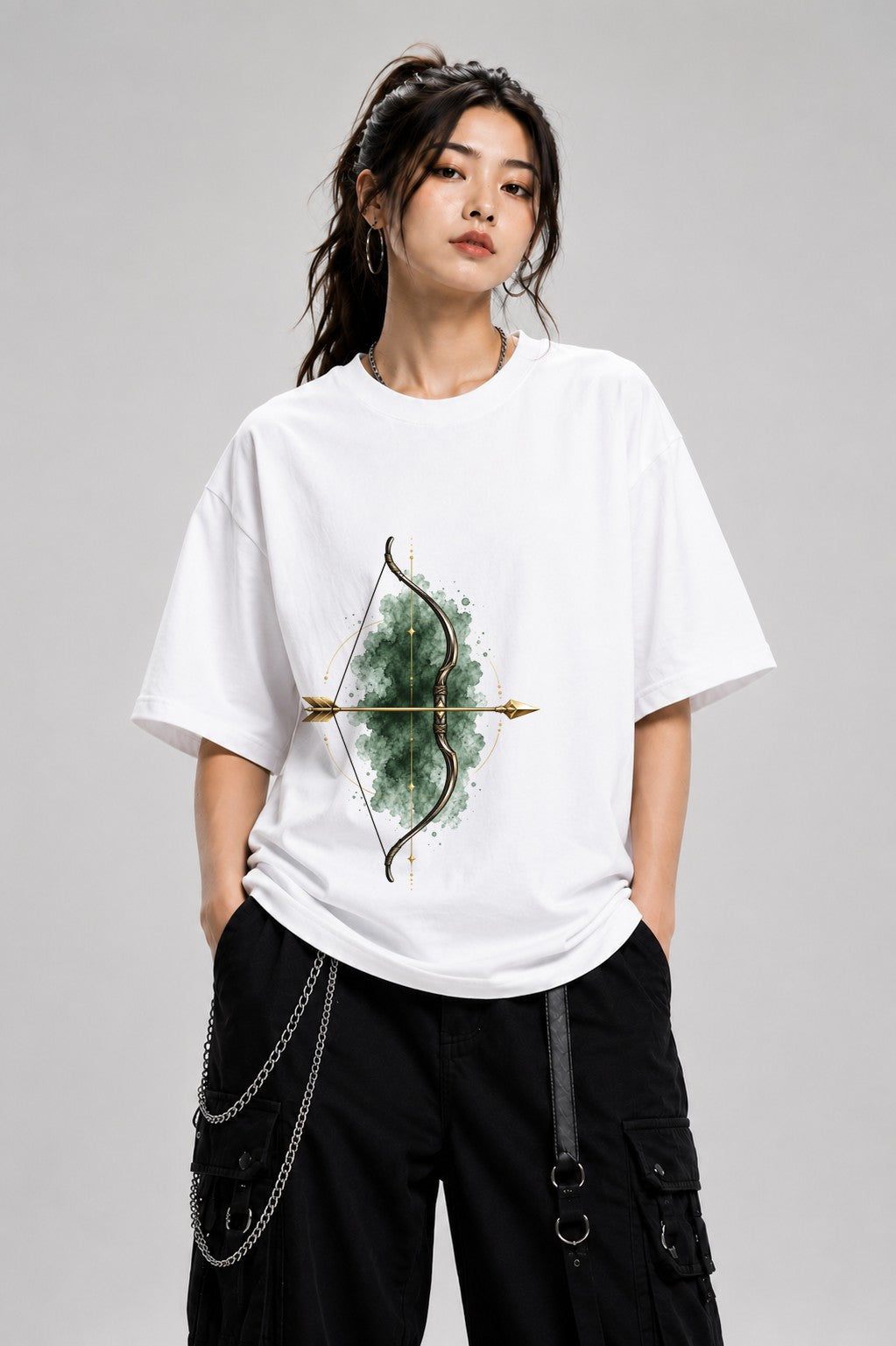 Mystic Bow and Arrow - White