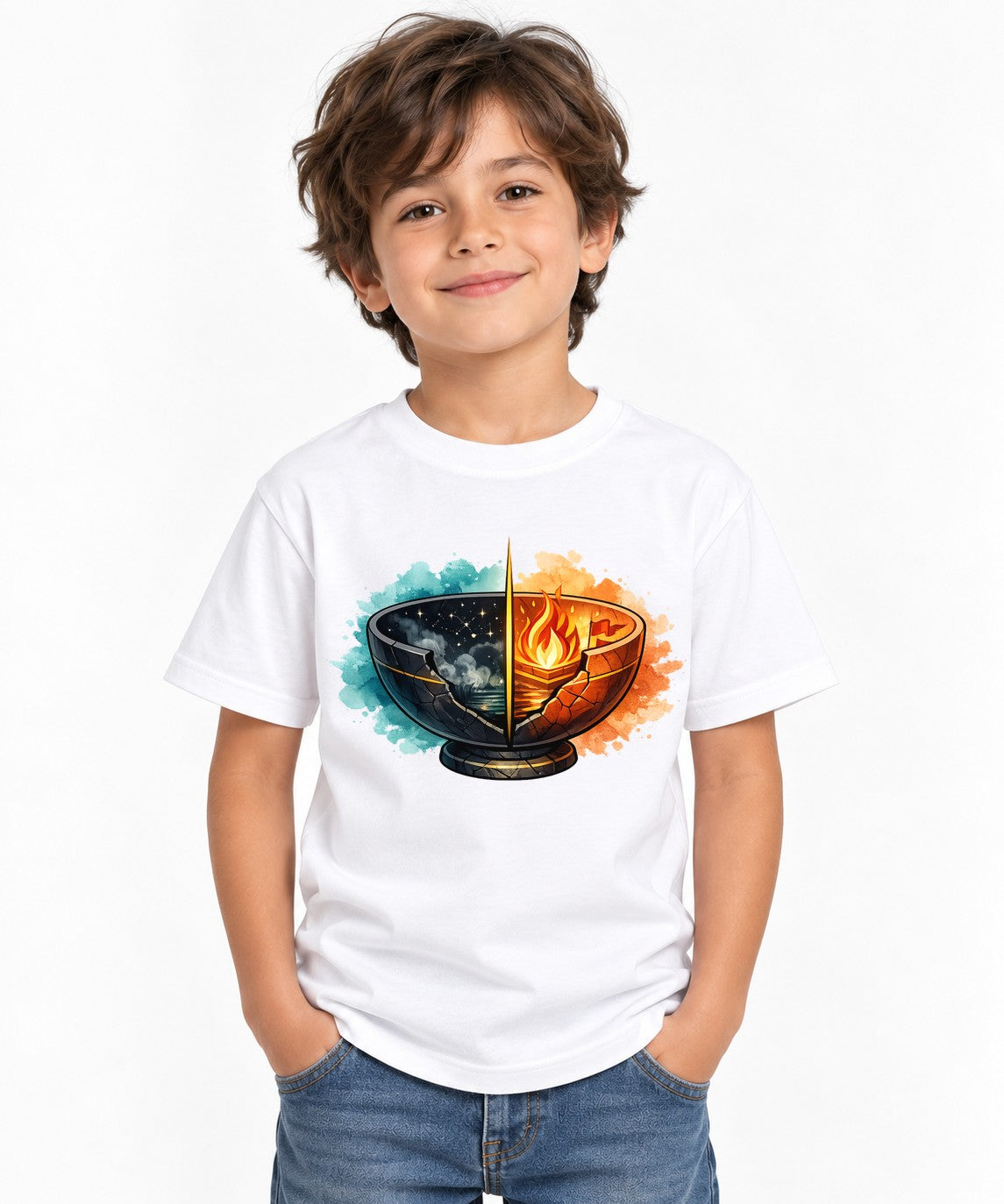Mystic Flame Chalice - White
