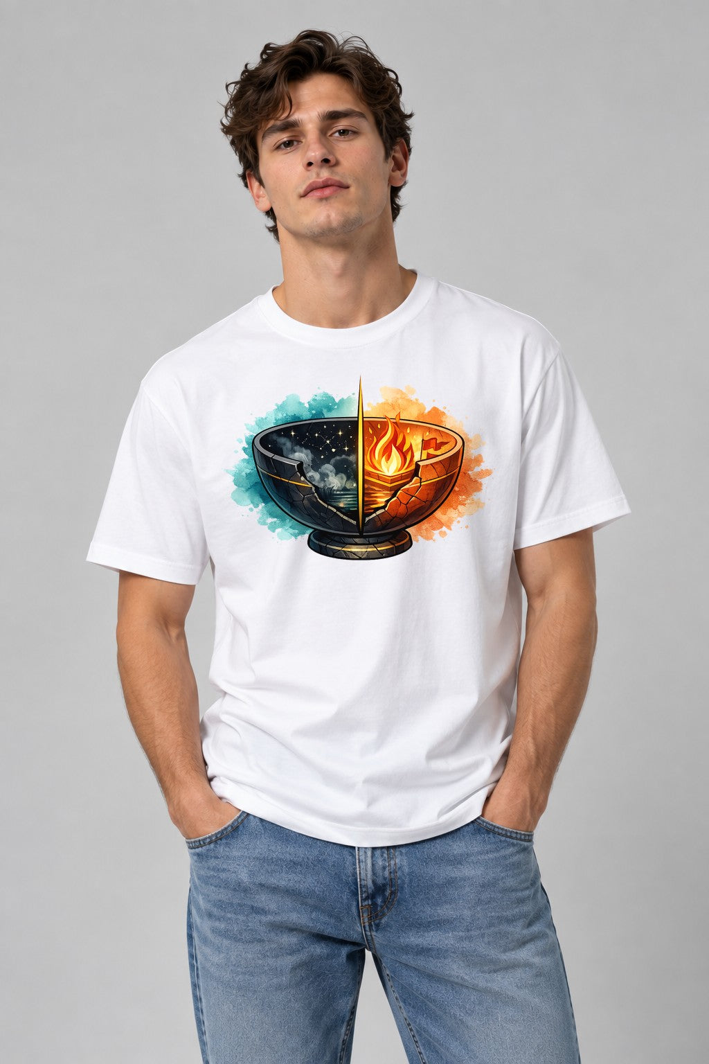 Mystic Flame Chalice - White