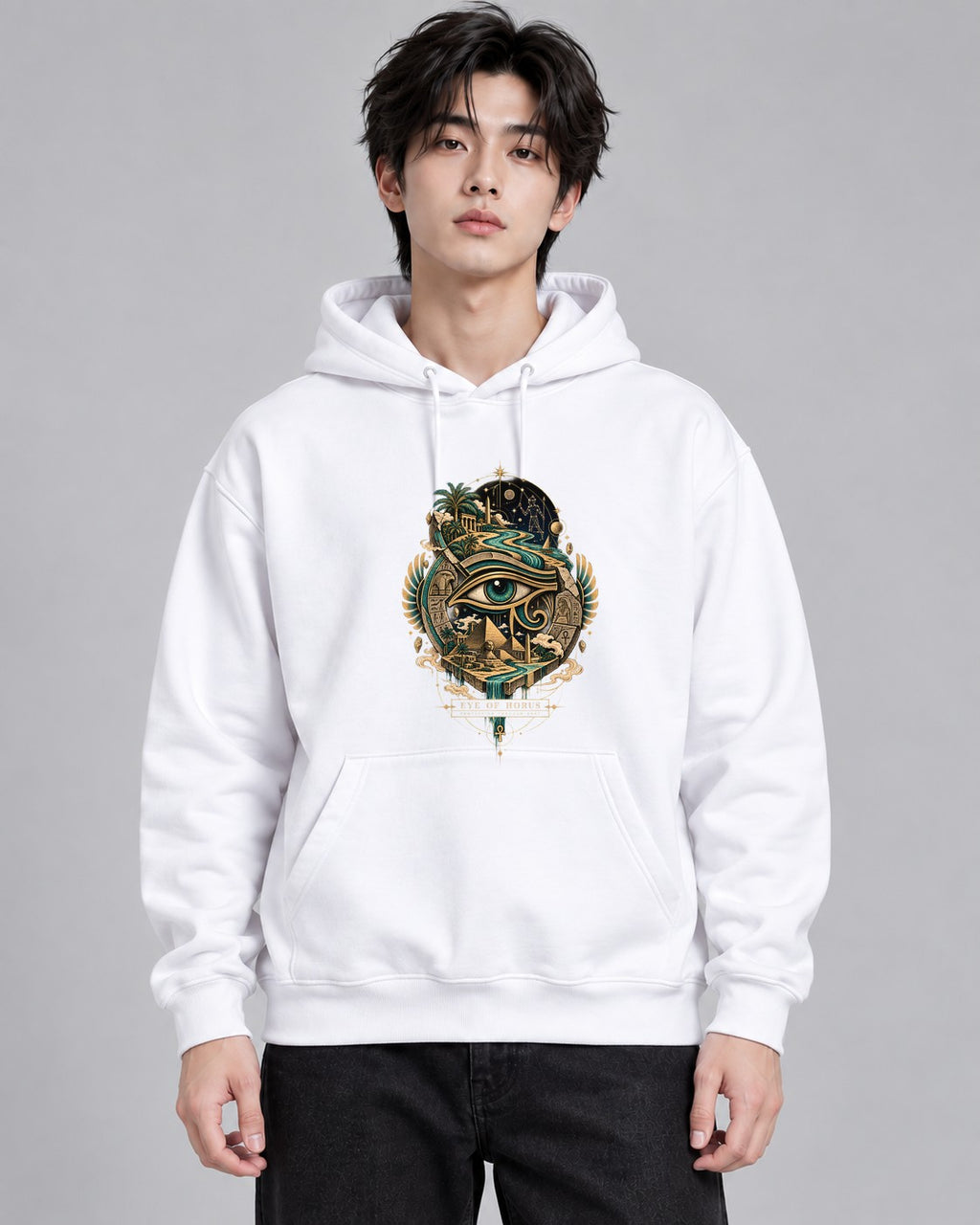 Mystic Horus Eye - White