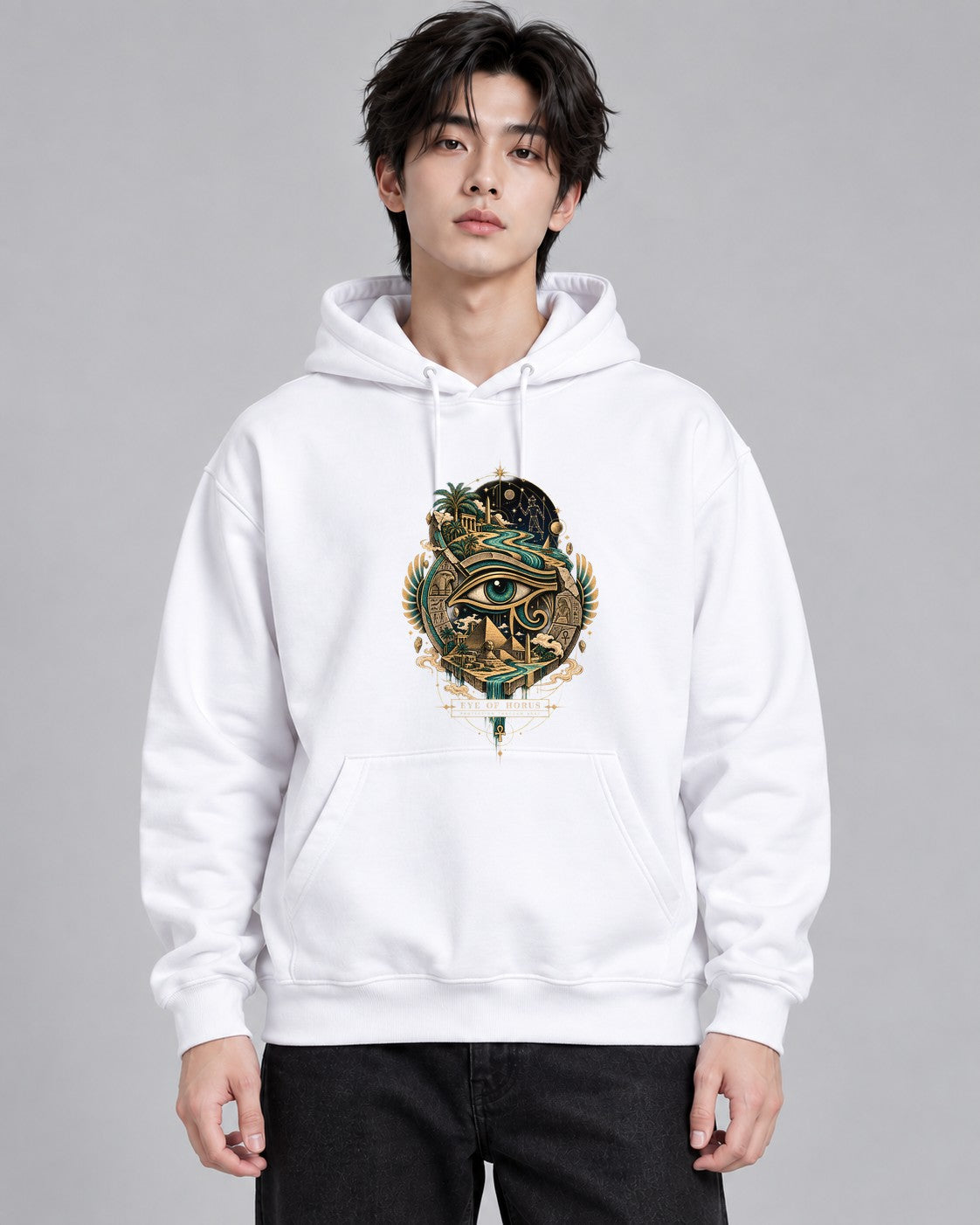 Mystic Horus Eye - White