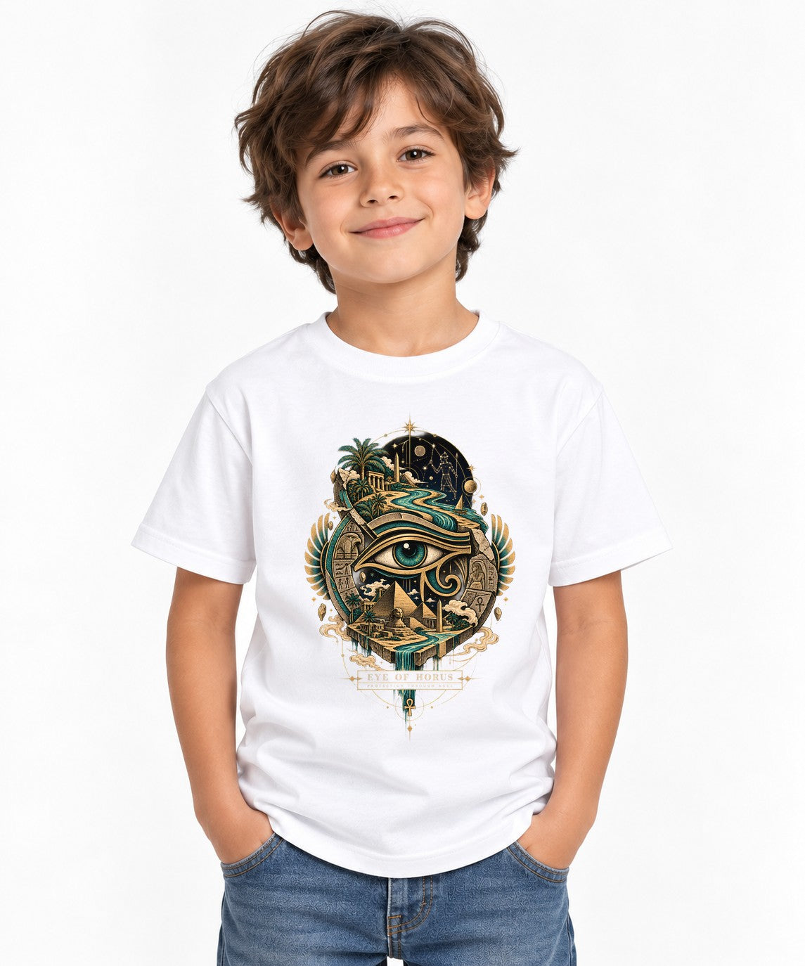 Mystic Horus Eye - White