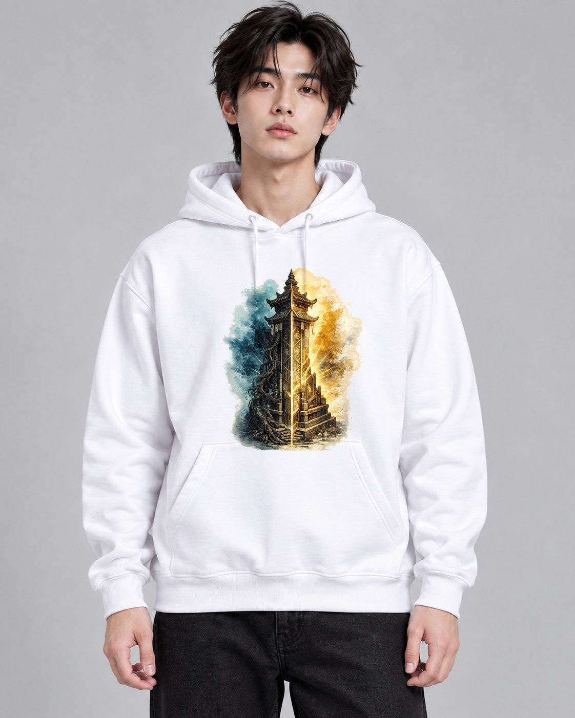 Mystic Pagoda Pillar - White
