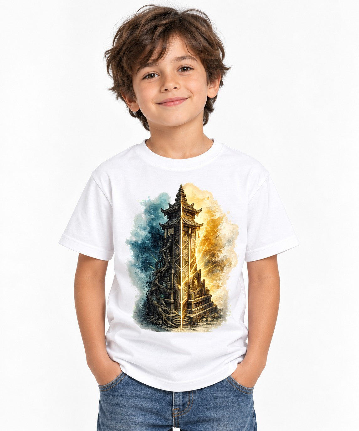 Mystic Pagoda Pillar - White