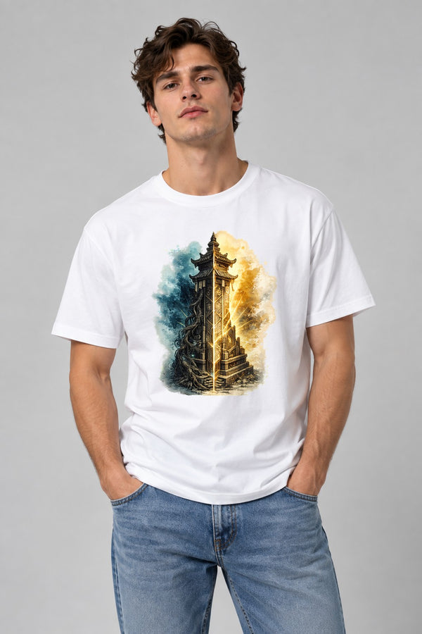 Mystic Pagoda Pillar - White