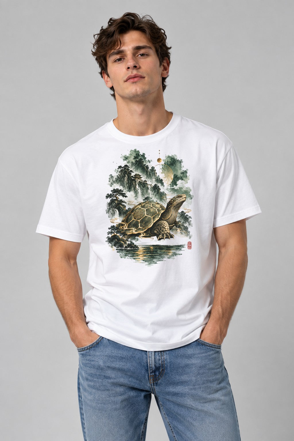 Mystic Turtle Mountain - White