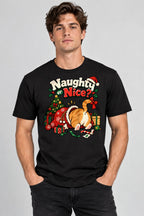 Naughty Or Nice Cat - Black