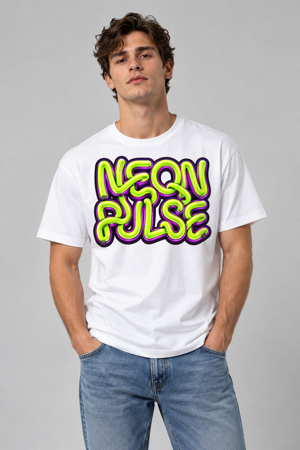Neon Pulse - White