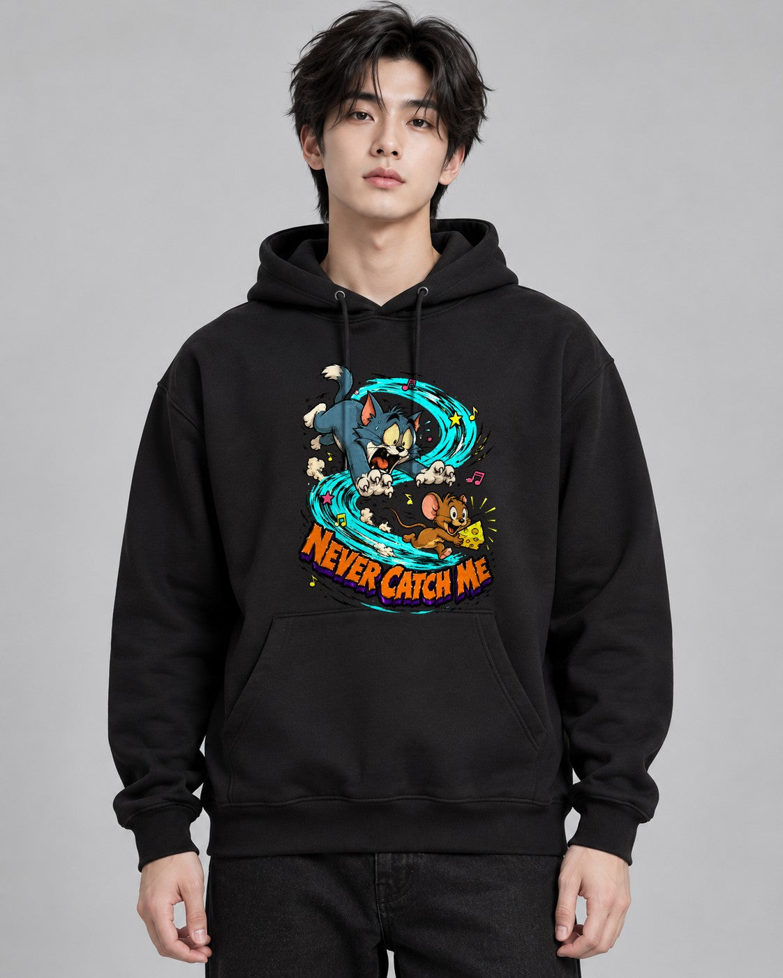 Never Catch Me - Black